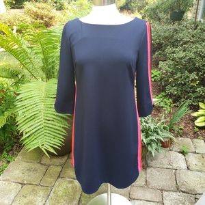 Vince Camuto Navy Retro Dress